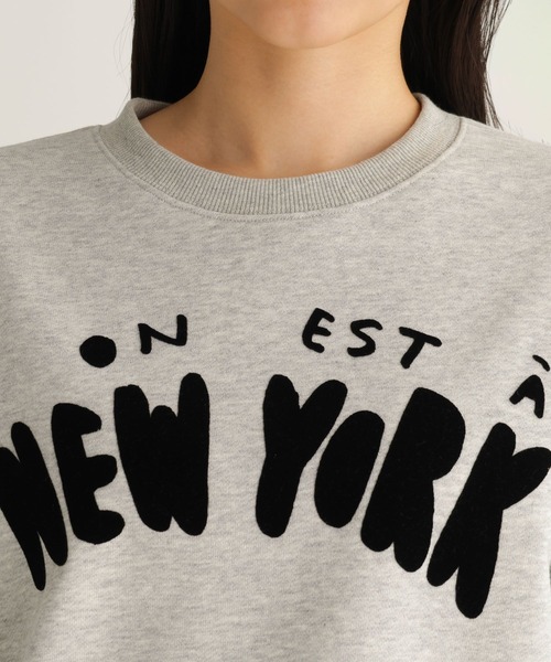 studio CLIP（スタディオクリップ）の「【daily CLIP × holiday】短丈スウェットプルオーバー（スウェット・レディース・グレー/ホワイト・FREE）」の21枚目の写真