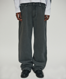 suade（スエード）の「SLIM FLARE DENIM [GRAY]（デニムパンツ）」