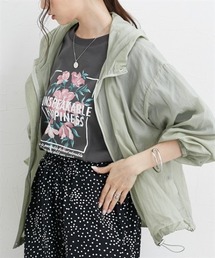 nissen | シアー素材パーカーブルゾン(ブルゾン)