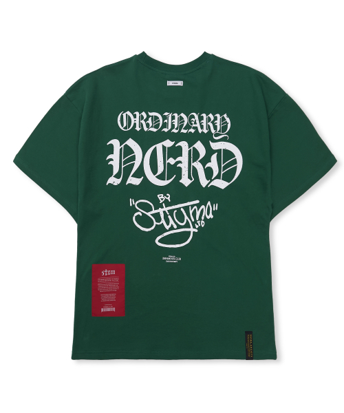 STIGMA(スティグマ)の「オタク セミオーバーサイズTシャツ グリーン(Tシャツ/カットソー・メンズ・その他・MEDIUM/LARGE/X-LARGE)」の2枚目の写真