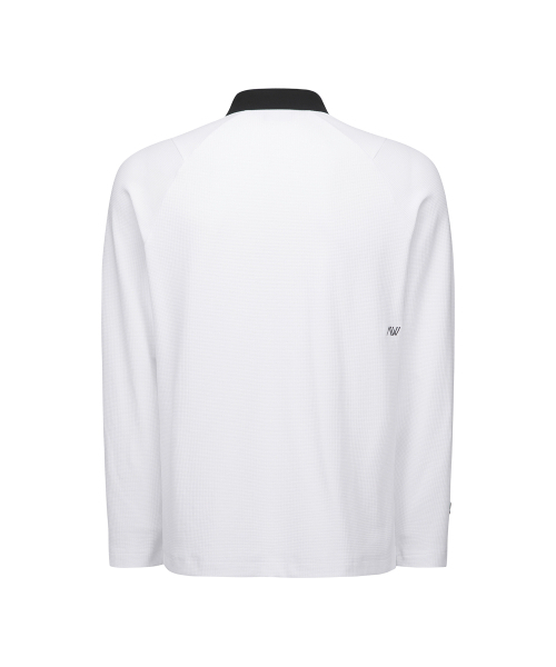 ANEW GOLF（アニューゴルフ）の「M LOGO POINT L/TS_OW（ポロシャツ・メンズ・その他・MEDIUM/LARGE/X-LARGE/XX-LARGE/XXX-LARGE）」の2枚目の写真