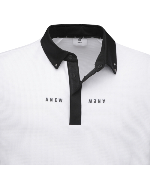 ANEW GOLF（アニューゴルフ）の「M LOGO POINT L/TS_OW（ポロシャツ・メンズ・その他・MEDIUM/LARGE/X-LARGE/XX-LARGE/XXX-LARGE）」の5枚目の写真