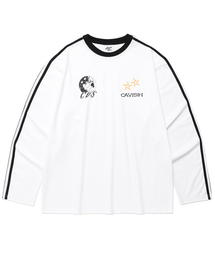 GLOBE FOOTBALL LS TEE WHITE(CV2FSUT552A)