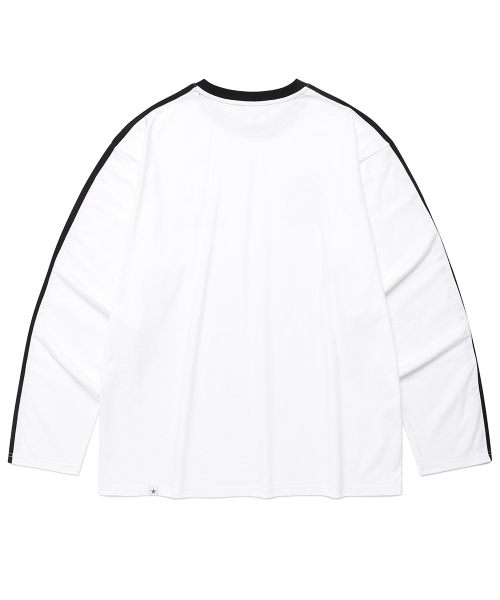 Cavish(カビシ)の「GLOBE FOOTBALL LS TEE WHITE(CV2FSUT552A)(Tシャツ/カットソー・レディース・ホワイト・SMALL/MEDIUM/LARGE/X-LARGE)」の2枚目の写真