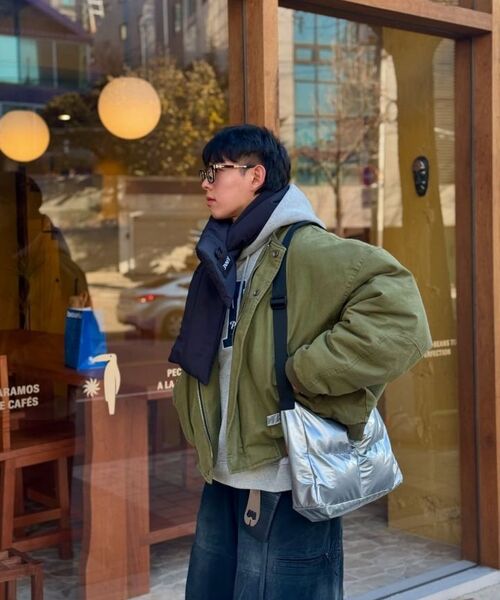 DAMP(ドントアスクマイプラン)の「2WAY padded messenger bag_sky blue(メッセンジャーバッグ・レディース・その他・ONE SIZE)」の12枚目の写真