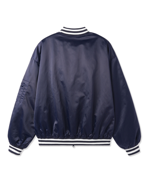GRAYBLVD(グレイブラバット)の「ティティバスティジャケット GKAJK63(NAVY)(スタジャン・レディース・ネイビー・MEDIUM/LARGE)」の2枚目の写真
