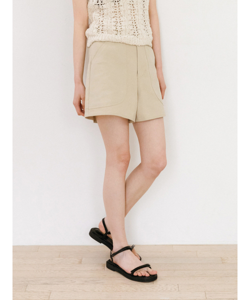TINKNIT(ティンニット)の「カットラインコットンショーツ_ベージュ(その他パンツ・レディース・その他・SMALL/MEDIUM)」の6枚目の写真