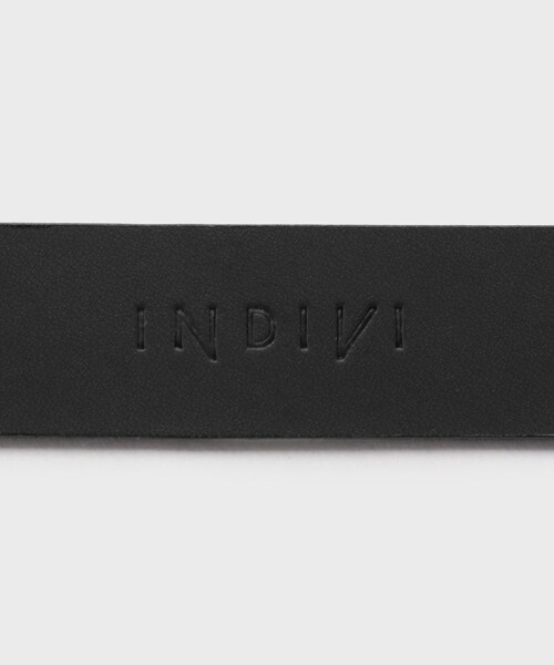 INDIVI（インディヴィ）の「【きれいめ／20mm幅】ベーシックベルト（ベルト・レディース・ブラック・13/05/00）」の4枚目の写真
