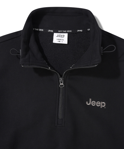 JEEP(ジープ)の「ピーチスウェットストリングハーフジップスウェット (JQ5TSU835BK)(スウェット・レディース・その他・XX-LARGE/LARGE/MEDIUM/SMALL/X-LARGE)」の7枚目の写真