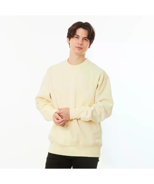 GOAT（ゴート）の「GOAT / FLEECE CREW NECK SWEAT 15.5oz（スウェット・メンズ・スミクロ/ネイビー/チャコールグレー/クリーム/ダークグリーン/アッシュ/ヘザーグレー/ホワイト/バーガンディー/ブラック/オリーブ/サックスブルー・S/M/L/XL/XS）」の7枚目の写真