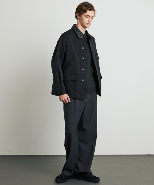 UNITED TOKYO(ユナイテッドトウキョウ)の「【数量限定】×EX DOLPHIN HUNTING JACKET(カバーオール・メンズ・ダークグリーン/ブラック・2/1)」の3枚目の写真