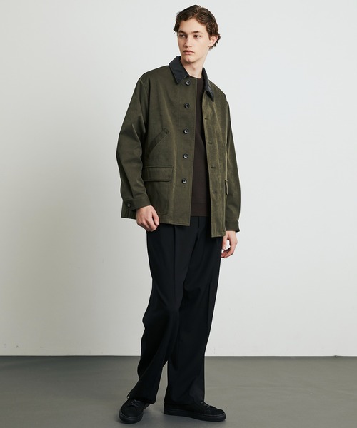 UNITED TOKYO(ユナイテッドトウキョウ)の「【数量限定】×EX DOLPHIN HUNTING JACKET(カバーオール・メンズ・ダークグリーン/ブラック・2/1)」の8枚目の写真