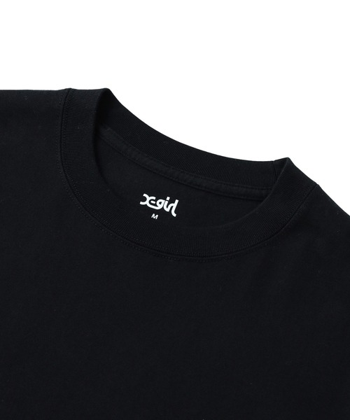 X-girl(エックスガール)の「FACE S/S TEE(Tシャツ/カットソー・レディース・ホワイト/ベージュ/ブラック/レッド・S/M/L)」の22枚目の写真