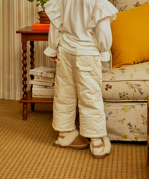 MINIDOU(ミニドウ)の「星キルティング子供用ダウンパンツ(その他パンツ・レディース・その他・130/140/100/110/120/150/90)」の4枚目の写真
