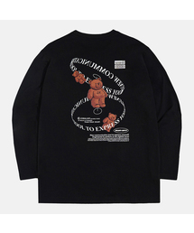 CORALIAN（コラリアン）の「ランベアグラフィック長袖コットンTシャツブラック（Tシャツ/カットソー）」