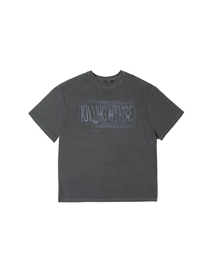 KMV pigment t-shirts - Charcoal