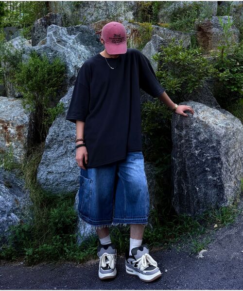 PACIENCIA（パシエンシア）の「無地ビッグサイズボックスフィット半袖（Tシャツ/カットソー・メンズ・ホワイト/ブラック/グレー/チャコール・MEDIUM/LARGE/X-LARGE/XX-LARGE）」の16枚目の写真