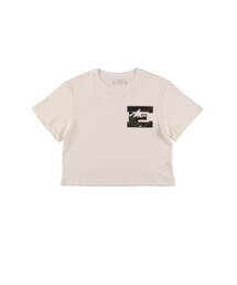 カモフラージュクロップTシャツホワイト