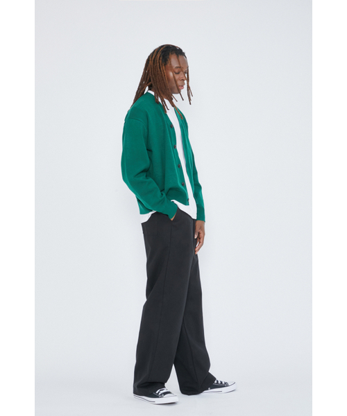 WHOLOVESART（フーラブズアート）の「one-tuck wide banding cotton pants black（その他パンツ・メンズ・その他・LARGE）」の3枚目の写真