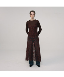 hunch（ハンチ）の「Lace Layered Long Dress（ワンピース）」
