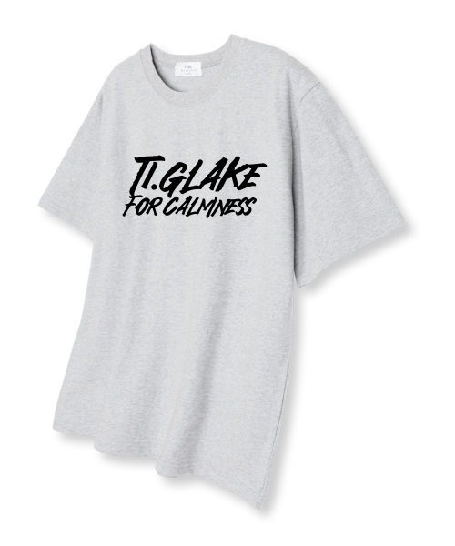 TI.GLAKE(ティーグレイク)の「フロントロゴオーバーフィット半袖Tシャツライトグレー(Tシャツ/カットソー・メンズ・その他・LARGE/X-LARGE/XX-LARGE)」の1枚目の写真