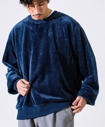 GLOSTER | 【とろける暖かさ】パイナップルフリースクルーネックスウェット(スウェット)