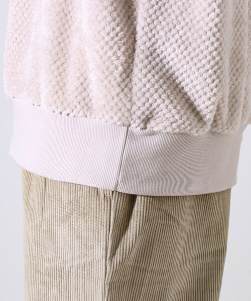 GLOSTER（グロスター）の「【とろける暖かさ】パイナップルフリースクルーネックスウェット（スウェット・メンズ・ネイビー/ベージュ/ブラック・M/L/S）」の19枚目の写真