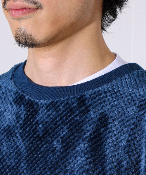 GLOSTER（グロスター）の「【とろける暖かさ】パイナップルフリースクルーネックスウェット（スウェット・メンズ・ネイビー/ベージュ/ブラック・M/L/S）」の11枚目の写真