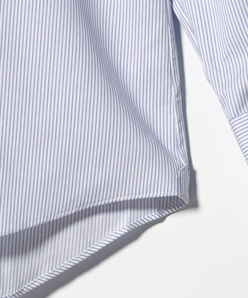 A DAY IN THE LIFE UNITED ARROWS(アデイインザライフユナイテッドアローズ)の「ツイル ストライプ セミワイドカラーシャツ-イージーケア-<A DAY IN THE LIFE>(シャツ/ブラウス・メンズ・ロイヤルブルー・38cm/40cm/39cm/41cm/37cm/42cm)」の13枚目の写真
