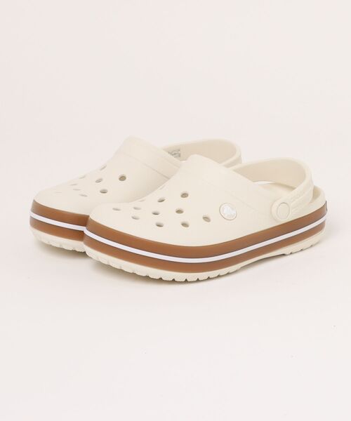 crocs（クロックス）の「クロックス　クロックバンド ガム クロッグ / crocs Crocband Gum Clog（サンダル・レディース・ブラック/アイボリー/オリーブ/ネイビー・28cm/29cm/22cm/23cm/24cm/25cm/26cm/27cm）」の2枚目の写真
