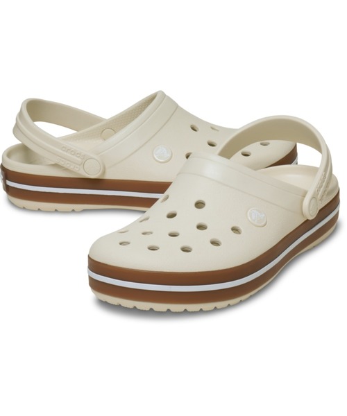 crocs（クロックス）の「クロックス　クロックバンド ガム クロッグ / crocs Crocband Gum Clog（サンダル・レディース・ブラック/アイボリー/オリーブ/ネイビー・28cm/29cm/22cm/23cm/24cm/25cm/26cm/27cm）」の7枚目の写真
