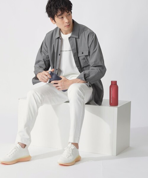 ECOALF(エコアルフ)の「ACT シャツ カバーオール 【日本限定】(シャツ/ブラウス・メンズ・グレー系その他2/グリーン系その他2/ブラック・L/S/M)」の6枚目の写真