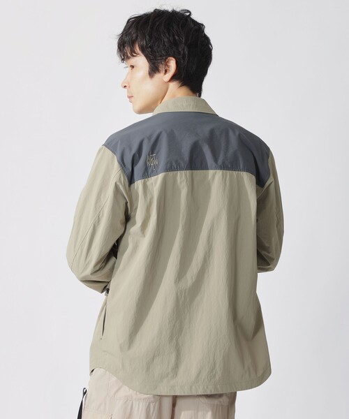 ECOALF(エコアルフ)の「ACT シャツ カバーオール 【日本限定】(シャツ/ブラウス・メンズ・グレー系その他2/グリーン系その他2/ブラック・L/S/M)」の14枚目の写真