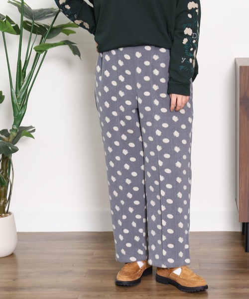 Emago(イマゴ)の「EMAGO ドット柄ニードルパンチパンツ(その他パンツ・レディース・チャコールグレー/グリーン/ブラウン・FREE)」の19枚目の写真