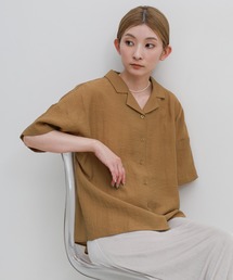 【ZOZO限定】ハーフスリーブシアーシャツ