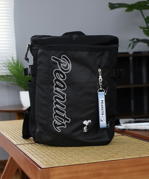 PEANUTS（ピーナッツ）の「SNOOPY スヌーピー ボックスリュック（バックパック/リュック・キッズ・ライトブルー/ブラック/ブラック系/パープル・FREE）」の9枚目の写真