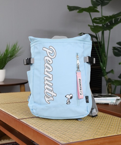 PEANUTS（ピーナッツ）の「SNOOPY スヌーピー ボックスリュック（バックパック/リュック・キッズ・ライトブルー/ブラック/ブラック系/パープル・FREE）」の12枚目の写真