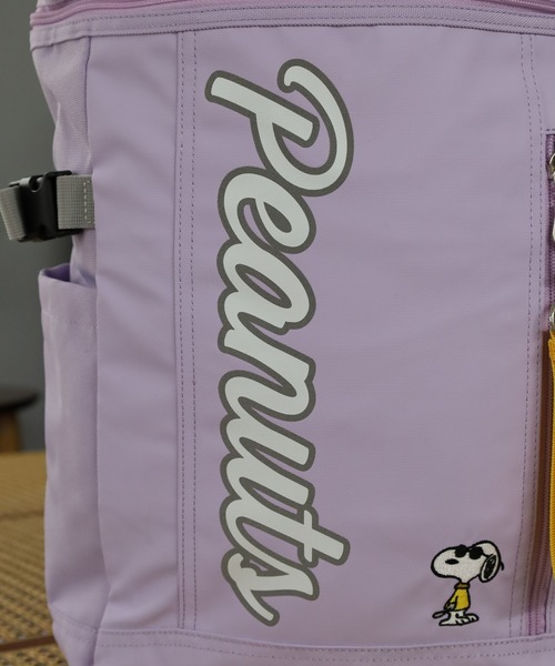 PEANUTS（ピーナッツ）の「SNOOPY スヌーピー ボックスリュック（バックパック/リュック・キッズ・ライトブルー/ブラック/ブラック系/パープル・FREE）」の14枚目の写真