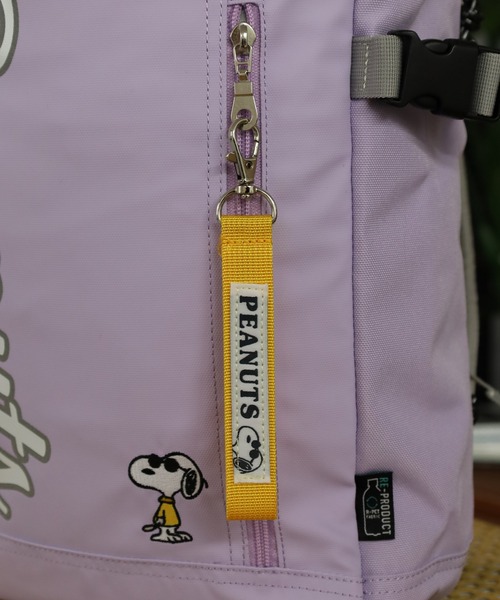PEANUTS（ピーナッツ）の「SNOOPY スヌーピー ボックスリュック（バックパック/リュック・キッズ・ライトブルー/ブラック/ブラック系/パープル・FREE）」の15枚目の写真