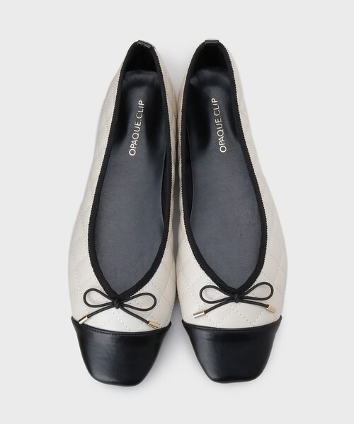 OPAQUE.CLIP（オペークドットクリップ）の「新色追加！【定番】名品フラットバレエシューズ（パンプス・レディース・シルバー系その他3/アイボリー系4/ゴールド系/ブラック・40/35/30/25/50/45）」の9枚目の写真