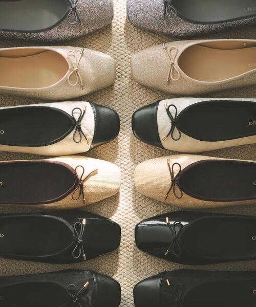 OPAQUE.CLIP（オペークドットクリップ）の「新色追加！【定番】名品フラットバレエシューズ（パンプス・レディース・シルバー系その他3/アイボリー系4/ゴールド系/ブラック/ブラック系5/ベージュ系6・40/35/30/25/50/45）」の21枚目の写真