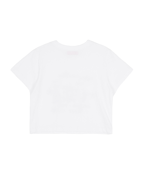 HIGH SCHOOL DISCO(ハイスクールディスコ)の「キャットスターロゴクロップTシャツホワイト(Tシャツ/カットソー・レディース・その他・FREE)」の4枚目の写真