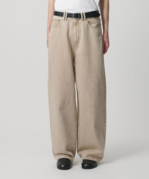 monkey timeオーバーダイ デニム バギー パンツ　S オーバーダイ デニム バギー パンツ シーズナル（デニムパンツ