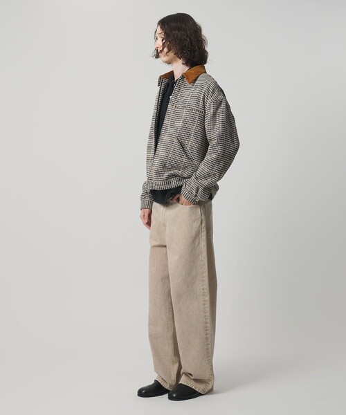 MONKEY TIME（モンキータイム）の「オーバーダイ デニム バギー パンツ シーズナル（デニムパンツ・メンズ・ベージュ/ダークグレー・XL/L/M/S）」の7枚目の写真