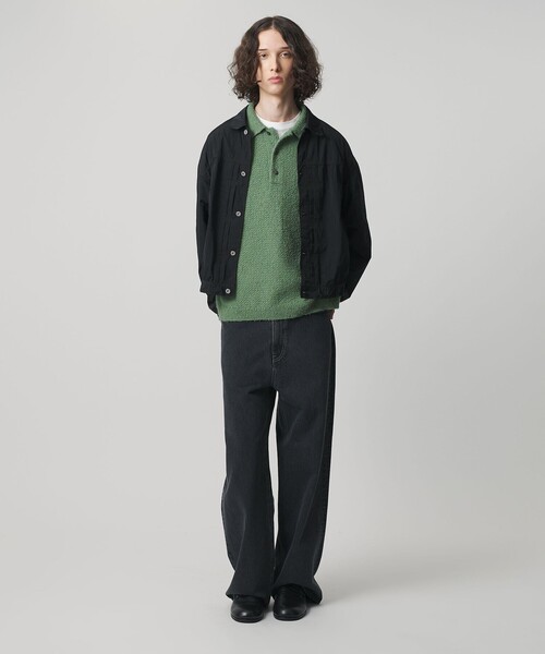 MONKEY TIME（モンキータイム）の「オーバーダイ デニム バギー パンツ シーズナル（デニムパンツ・メンズ・ベージュ/ダークグレー・XL/L/M/S）」の15枚目の写真