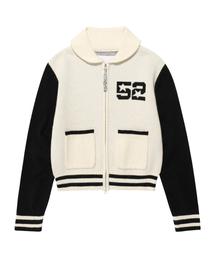 AMESWORLDWIDE | CROP COWICHAN CARDIGAN IVORY(カーディガン/ボレロ)