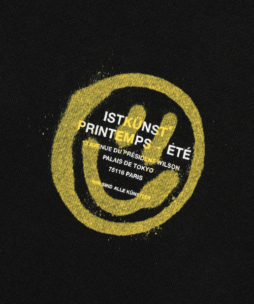 ISTKUNST（イストクンスト）の「LOGO&SMILEY SWEATSHIRTS_BLACK(IK2DSMM440A)（スウェット・レディース・ブラック・M/S/L）」の4枚目の写真