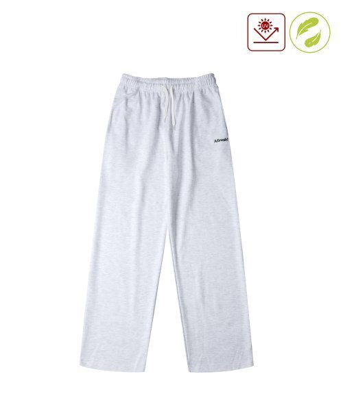 AFRESH(アフレッシュ)の「ニュービギン トレーニング ワイドパンツ - ライトグレー(スウェットパンツ・レディース・その他・L/S/XL)」の1枚目の写真