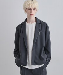 tk.TAKEO KIKUCHI | 【セットアップ対応】クロップドジャケット(テーラードジャケット)