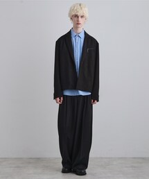 tk.TAKEO KIKUCHI（ティーケータケオキクチ）の「【セットアップ対応】クロップドジャケット（テーラードジャケット）」